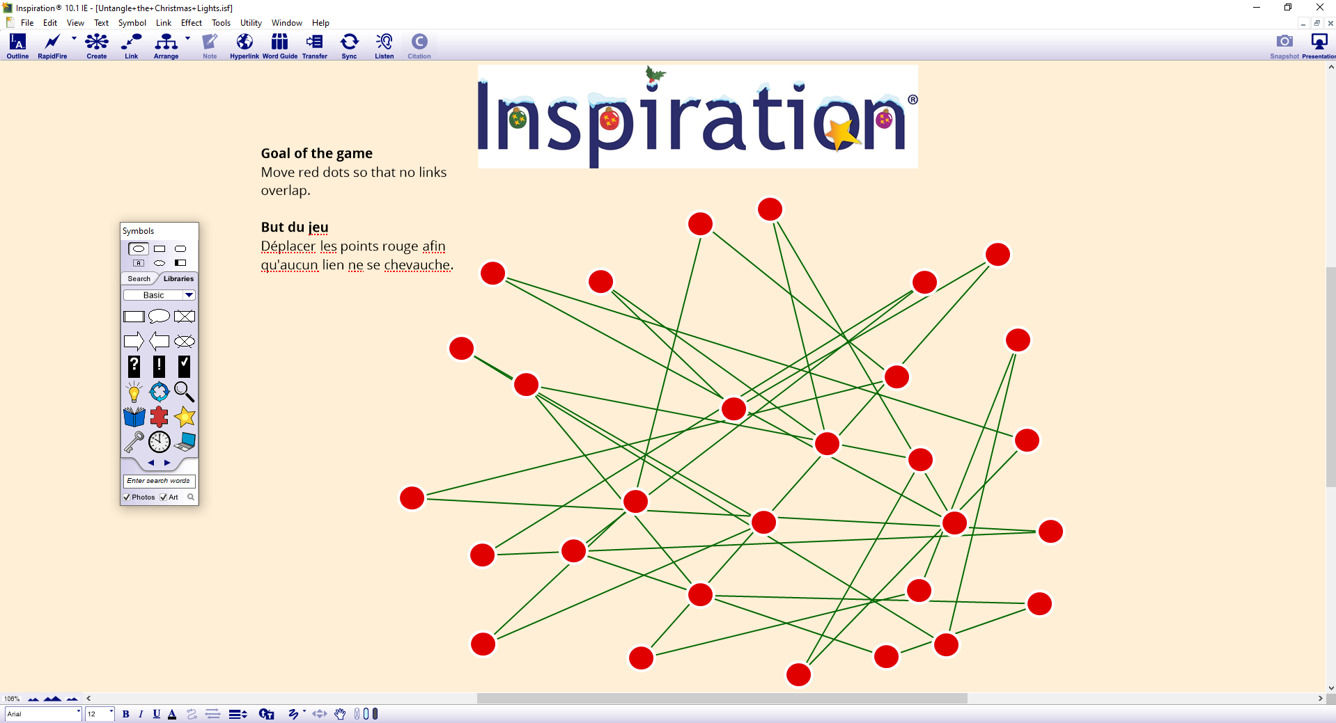 Tangled puzzle