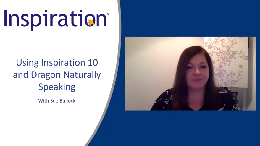 Inspiration 10 and Dragon Naturally Speaking  video